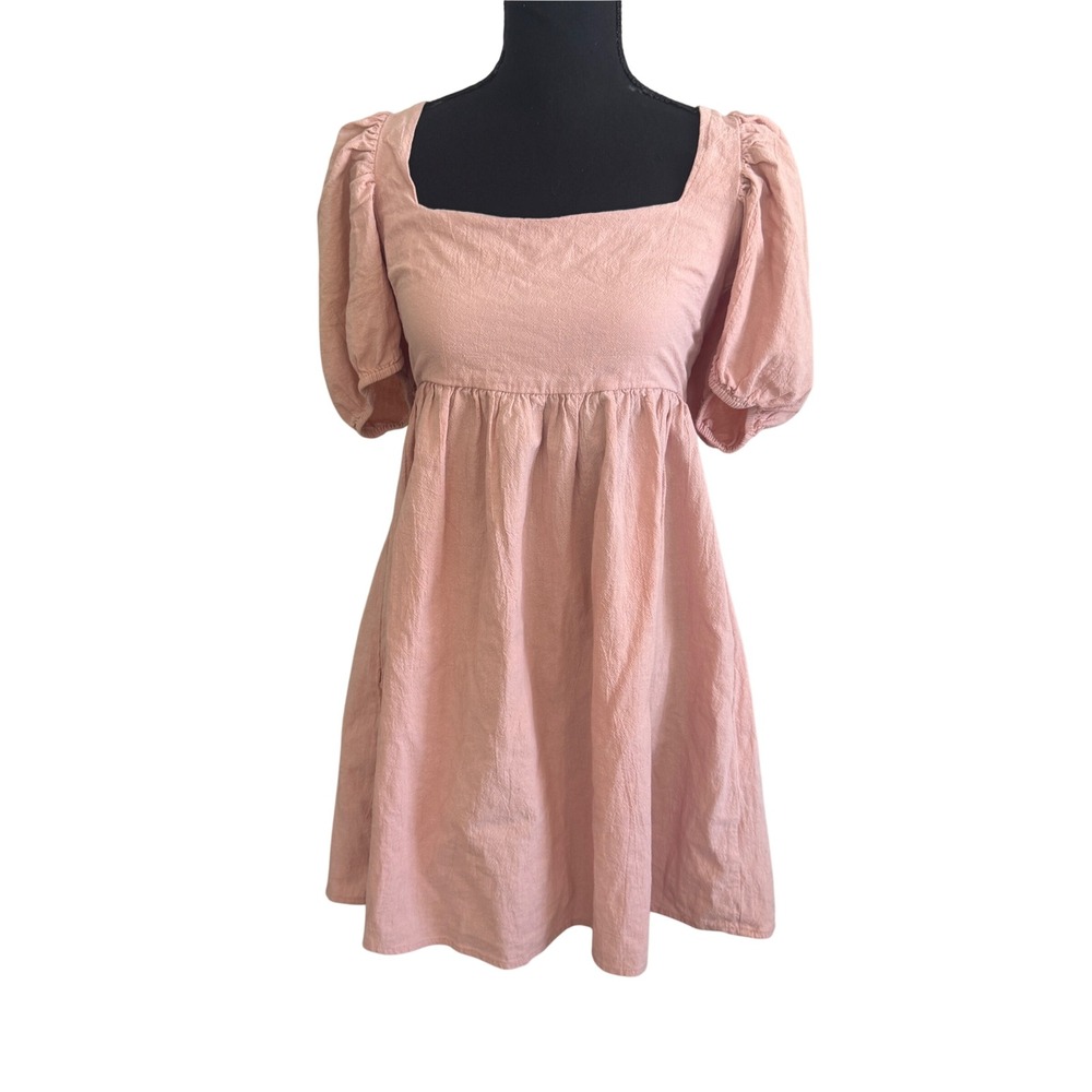 Jacquie The Label Womens Milkmaid Puff Sleeve Mini Dress S Cottagecore Softgirl